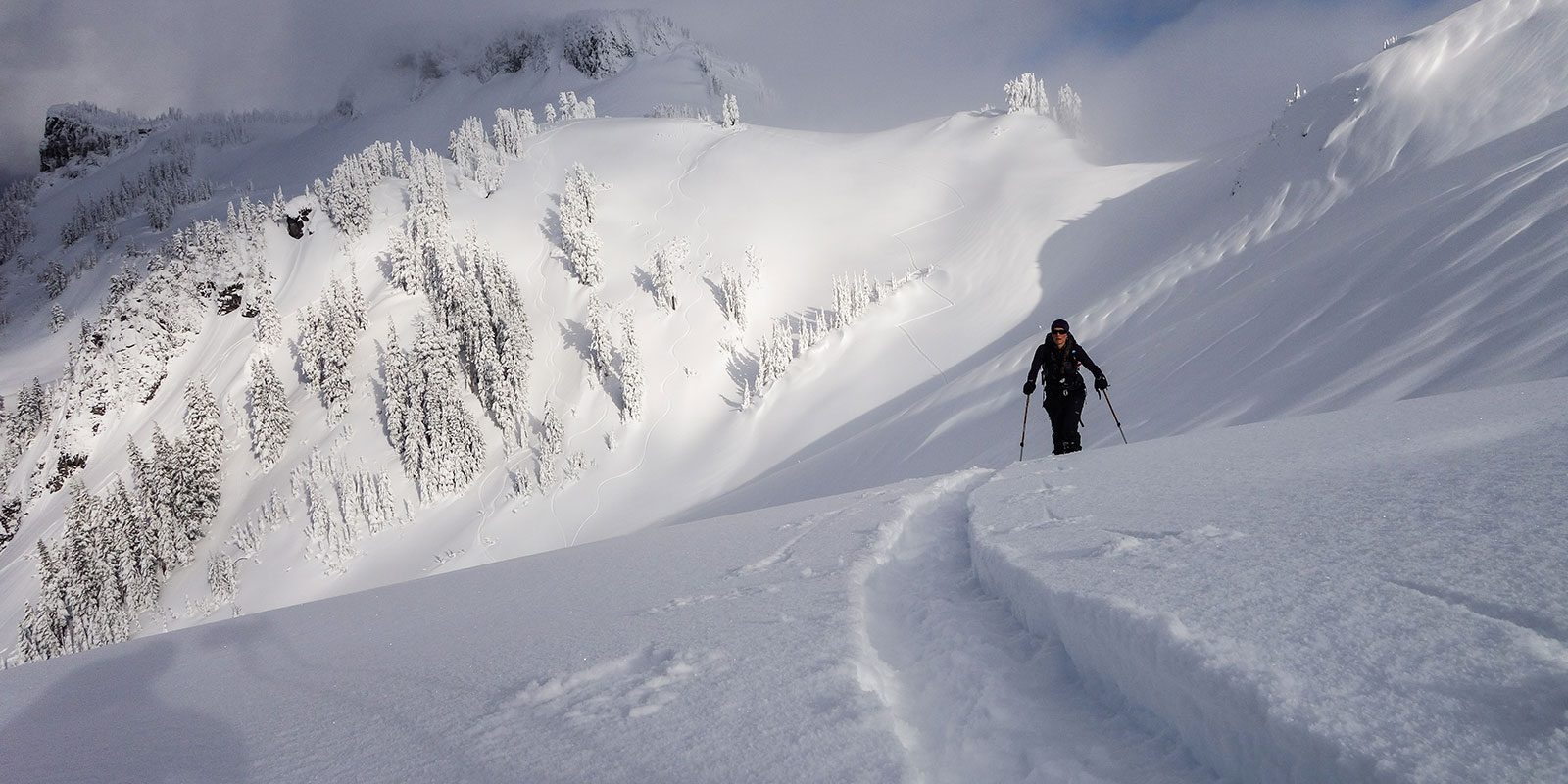 Intro to Backcountry Skiing Course Baker Mountain Guides